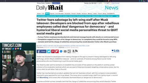 Democrats & Leftists Begin REVENGE On Elon Musk For Buying Twitter, Call For Social Media Regulation