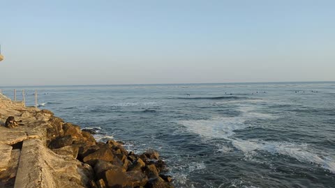 Pleasure Point at High Tide