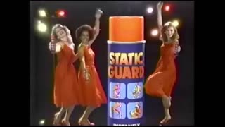 Static Guard Spray - Disco TV Commercial - 1980's
