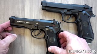 ASG X9 Classic Beretta M9 CO2 Blowback 4.5mm BB Pistol Table Top Review