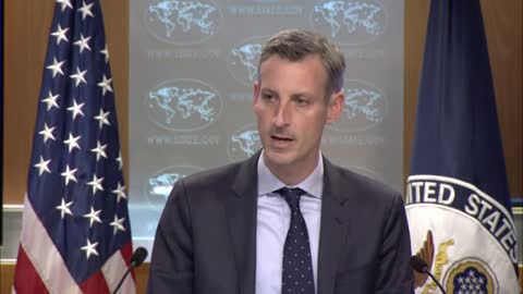 Ned Price leads the Department Press Briefing, at the Department of State, on December 20, 2022.