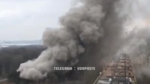 Dnieper Ukraine , Air defense missile forced Russian Cruise missile to hit apartment building