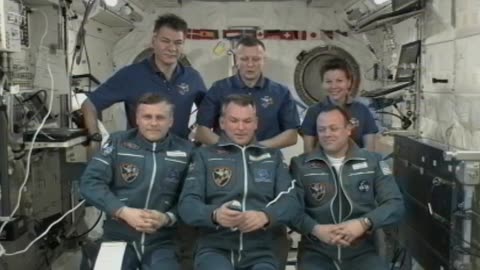 New Crew Members Welcomed to ISS