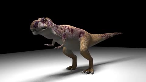 T-rex Animation in Blender