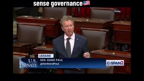 Senator Rand Paul Says NO to Ukraine