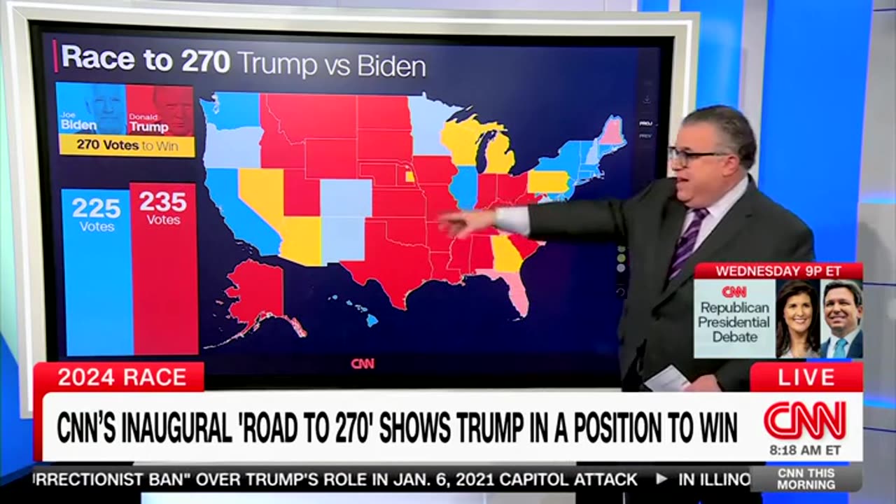 Cnn Map CNN political director warns of bleak electoral map for Biden