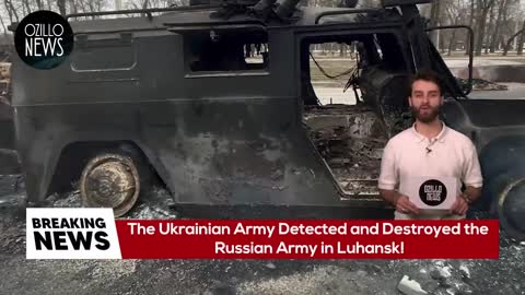 3 MINUTES AGO! The Ukrainian Army Detected and Destroyed the Russian Army in Luhansk!