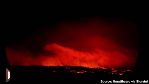 LARGEST Active Volcano ON EARTH Stains Sky Red During First Eruption Since 1984