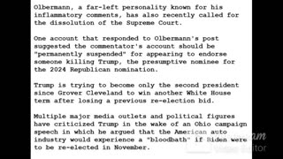 24-0318 - Keith Olbermann Suggests 'Hope' for Trump's Assassination in X Post