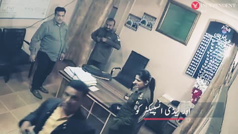 Lahore police station viral video // Pakistani lady constable scandal video