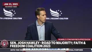 Sen. Josh Hawley | Faith And Freedoms 2023