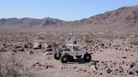 Rover Searches California Desert for Water to Simulate Future Lunar Missions