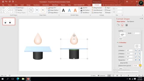 How to draw a schematic scientific diagram of Spin Coating Device using Microsoft PowerPoint