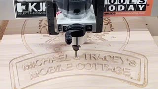 Mobile Cottage Sign On The Cnc