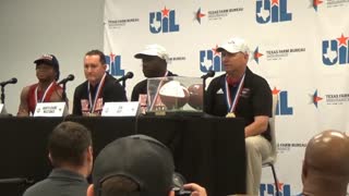 2021 North Shore Texas UIL 6a Div I State Championp Press Conference