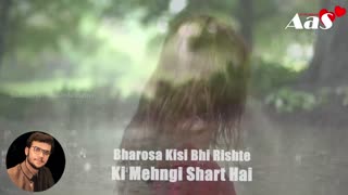 Bharosa Kisi Bhi Rishte Ki Mehngi Shart Hai Sad Love Breakup Urdu Quotes Syed Ahsan AaS