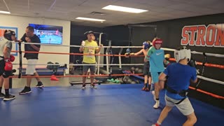 Joey sparring Myles 9/12/23