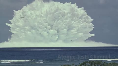 -150 METER UNCUT FOOTAGE OF UNDERWATER ATOMIC BLAST 1958