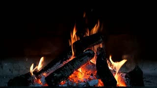 Relxing Crackling Fireplace Sounds