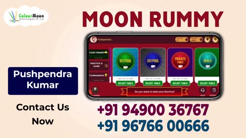 Unveiling the Secrets of Rummy App Development: Live Demo | Colourmoon Technologies