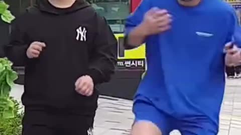 He litterly scared everyone #shorts #korean #prank