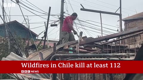 Chile forest fires: At least112 dead in Valparaíso region | BBC News