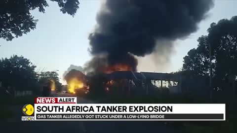 BREAKING _ South Africa_ 8 people killed, several injured in gas tanker explosion in Boksburg _ WION