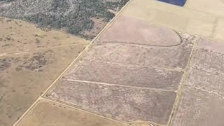 Heavy Wind Stop Plane in Flight