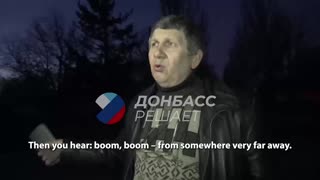 Resident of Donetsk spoke about the daily shelling of the city by Ukraine.