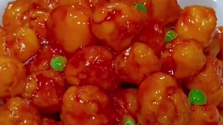 Fried sweet n sour pork