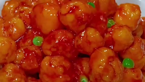 Fried sweet n sour pork