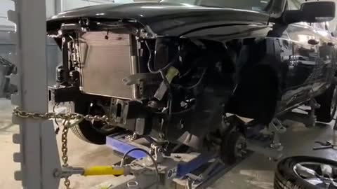 Auto sheet metal frame repair