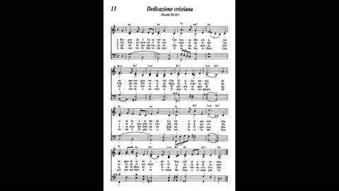 Dedicazione cristiana (canzone 13 da Cantate lodi a Geova)