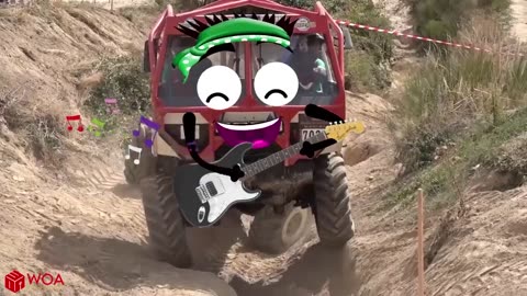 Off Road Truck Mud Race | Extrem off road 8X8 Truck Tatra - Woa Doodles Funny Videos