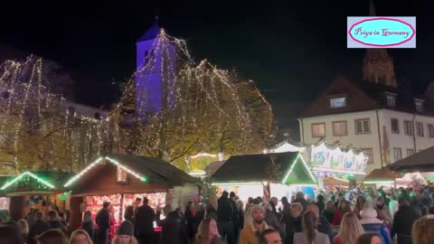 2022 Christmas market in Freiburg, Germany
