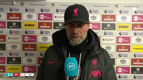 _Wow_ what can I say – it was never really our game._ Jürgen Klopp on Bournemouth#rumblevideo#rumble