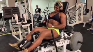 IMPRESSIVE BRAZILIAN WORKOUT (Alessandra Alvez)