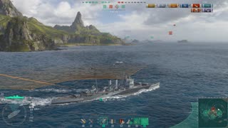 World of Warships - HMS Surrey - Random Battle 002