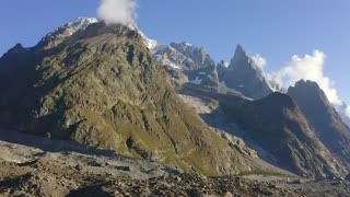 Famous Mountains Drone Aerial View