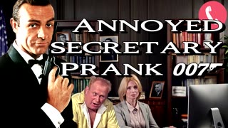 Sean Connery Calls an Annoyed Secretary - Prank Call