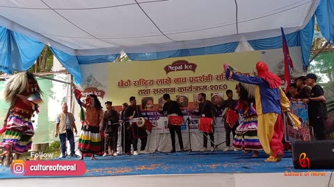 Nuwakot Lakhey Dance, 6th Rastriya Lakhe Nach Pradarshani, Machhegaun, 2080 Day 2 Part XVI