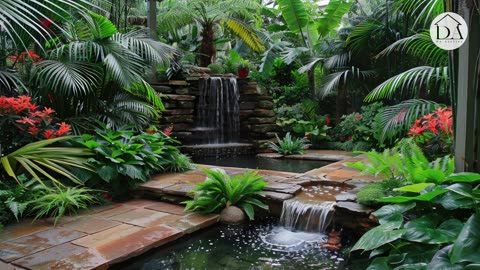 How to Design & Decorate your Small Tropical Backyard Oasis with Plants, Outdoor Furniture & More