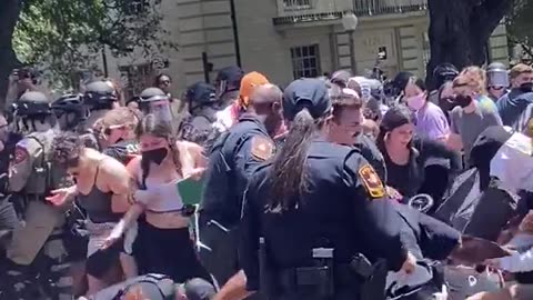 UT-Austin Protestors Hit With Pepper Spray By Police, Have Meltdowns When Carted Off: Part 2