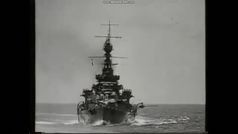戰艦 胡德 Battleship HMS Hood 主炮開火老錄像