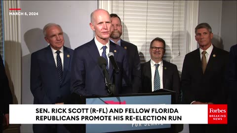 Rick Scott Asked Point Blank About Possible Run For Senate Republican Leader