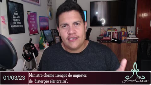 Ministro chama isenção de impostos de ‘distorção eleitoreira’.