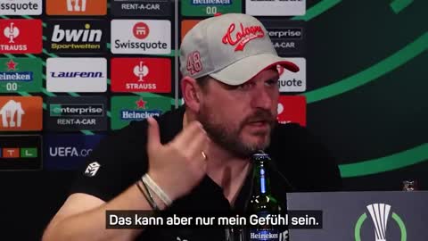 Steffen Baumgart mit legendärem Rant gegen die UEFA _ 1. FC Köln