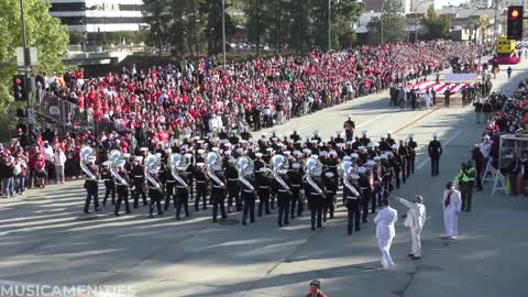 USMC West Coast Composite Band - Semper Fidelis - 2022 Pasadena Rose Parade