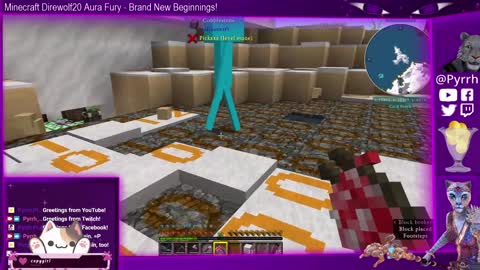 Minecraft Direwolf20 12.2 Aura Fury Server Livestream