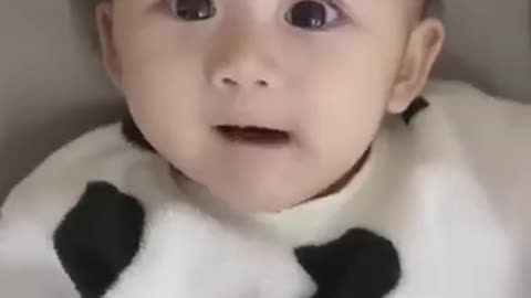 First word mama papa says by cute babies